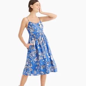 J.Crew Ratti Linen Dress in Tropical Toile